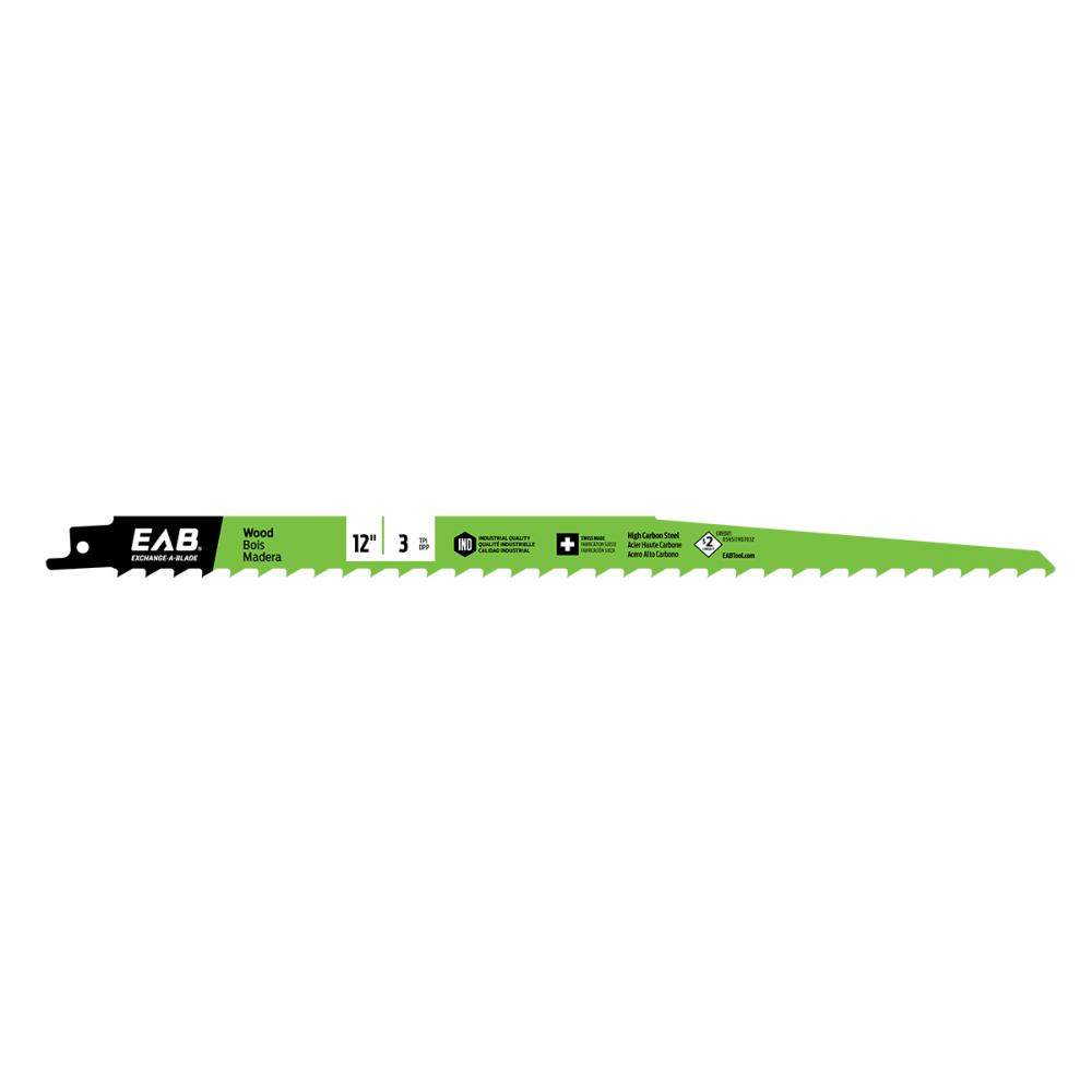 12&#34; x 3 tpi HCS Industrial Reciprocating Blade
