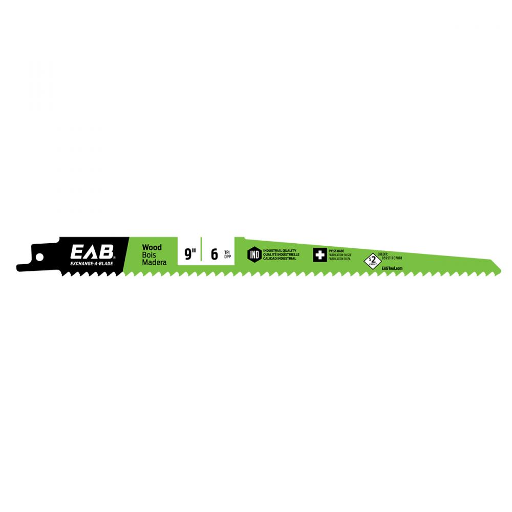 9&#34; x 6 tpi Bimetal Industrial Reciprocating Blade