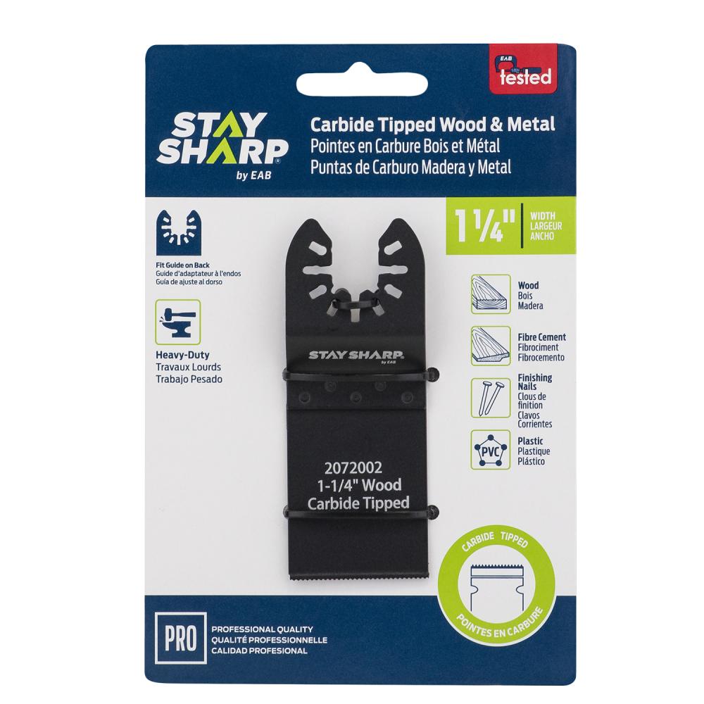 1 1/4&#34; Carbide Tipped Flush Cut (Wood & Metal) Professional Oscillating Accessory