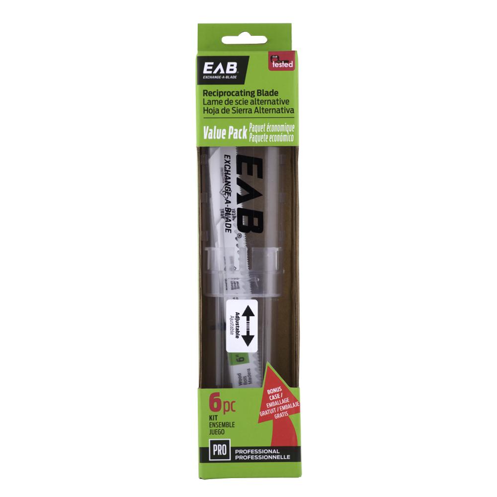 Demolition Wood and Metal (6 Pc Multipack) Professional Reciprocating Blade