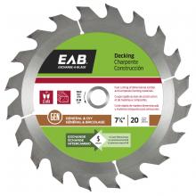EAB 1010282 - 7 1/4" x 20 Teeth Framing Decking Saw Blade