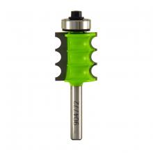 EAB 2110122 - 1/8" x 1/4" Shank Decorative Triple Bead Professional Router Bit