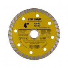 EAB 2130212 - 4" Turbo Rim Concrete Yellow Diamond Blade