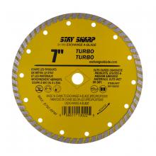 EAB 2130232 - 7" Turbo Rim Concrete Yellow Diamond Blade