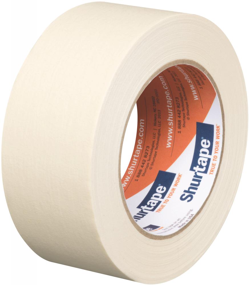 CP 83 Utility Grade Masking Tape - Natural - 4.6 mil - 48mm x 55m - 1 Case (24 R